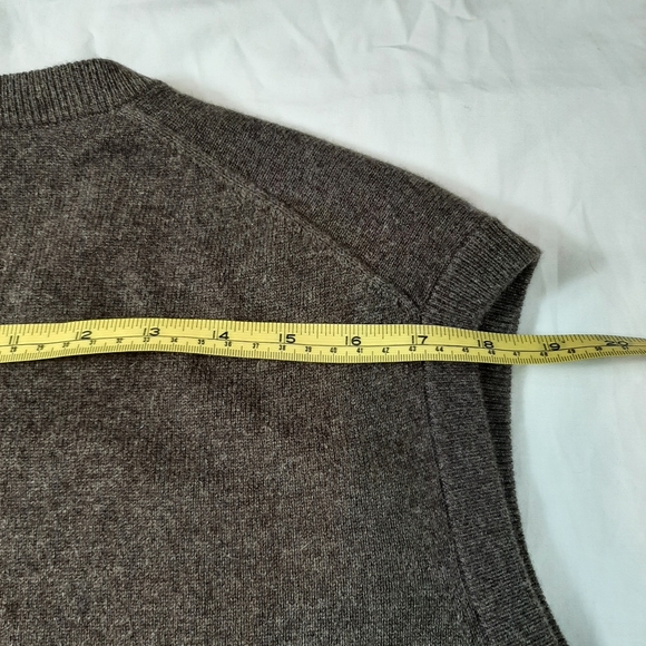 State Cashmere Men's Sweater Vest. 100% Cashmere, Brown. Pre-owned, Size XXL - Picture 8 of 16